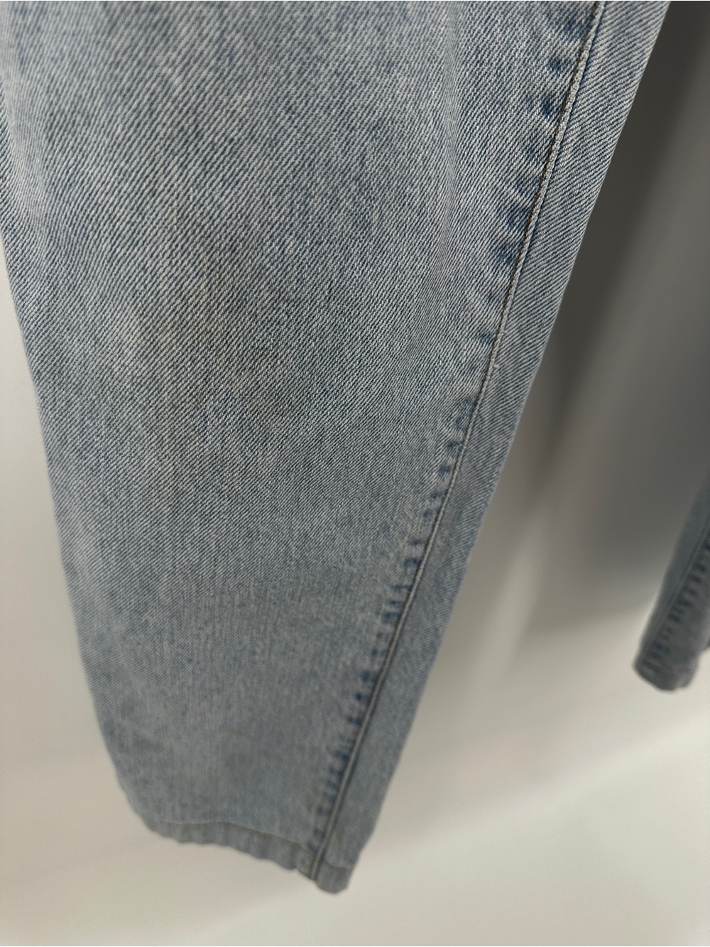 Calvin Klein VTG Y2K Heritage Streetwear Light Wash Straight-Leg Jeans Sz32 - Picture 8 of 16